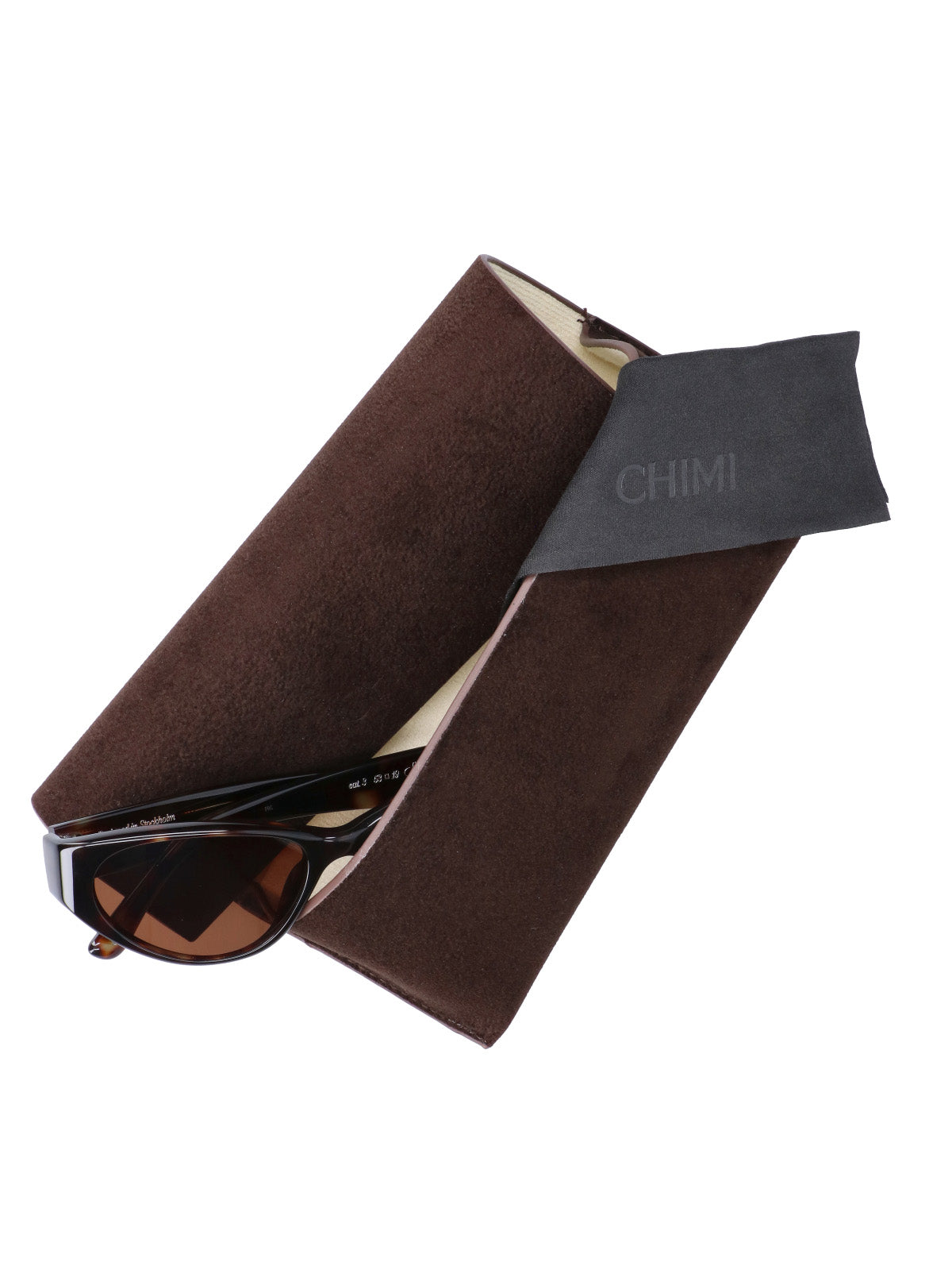 Chimi CHIMI147 Acetate Cat-eye Sunglasses — Brown, view 3