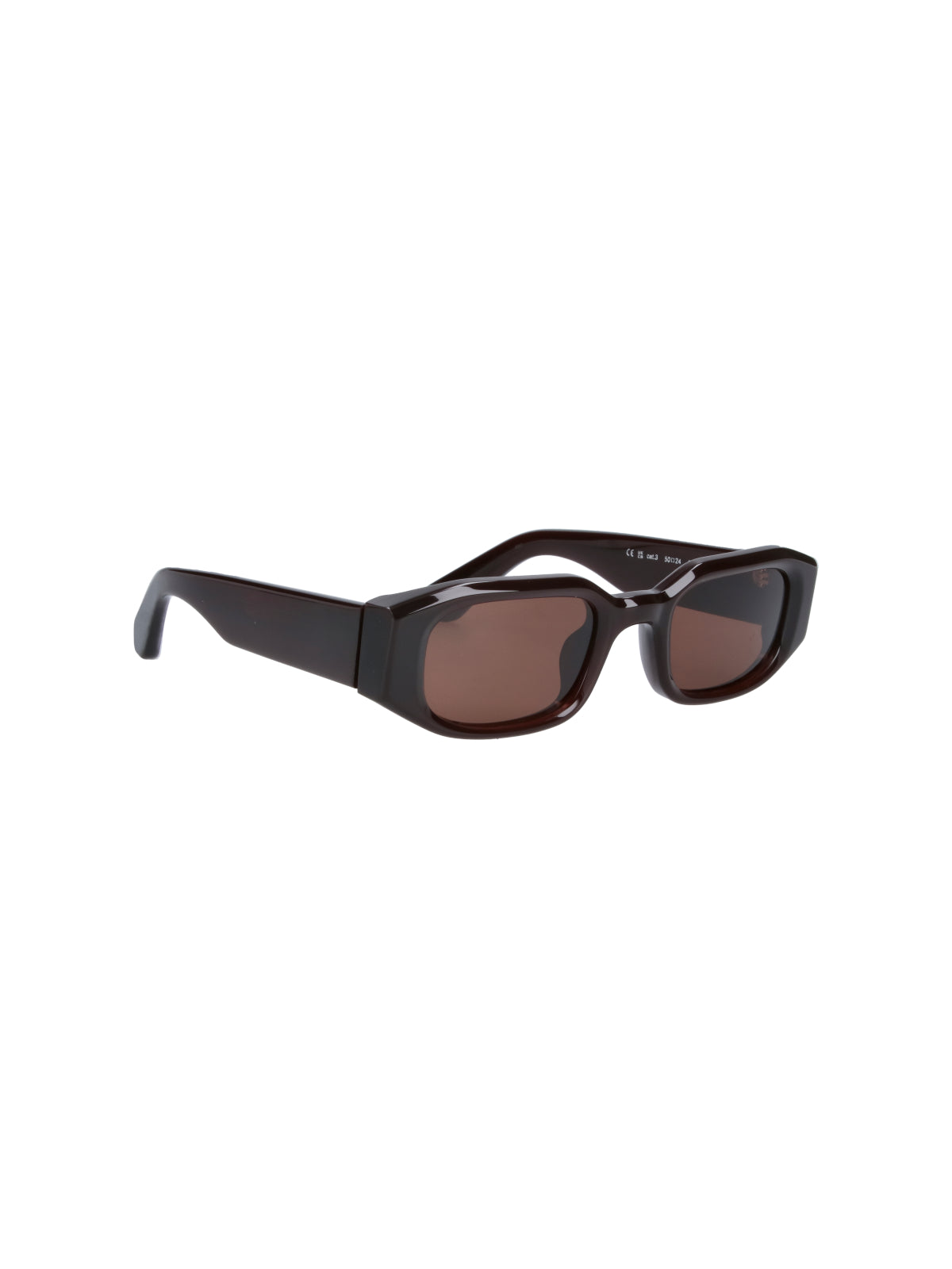 Chimi CHIMI184 Acetate Rectangle Sunglasses — Black, view 2