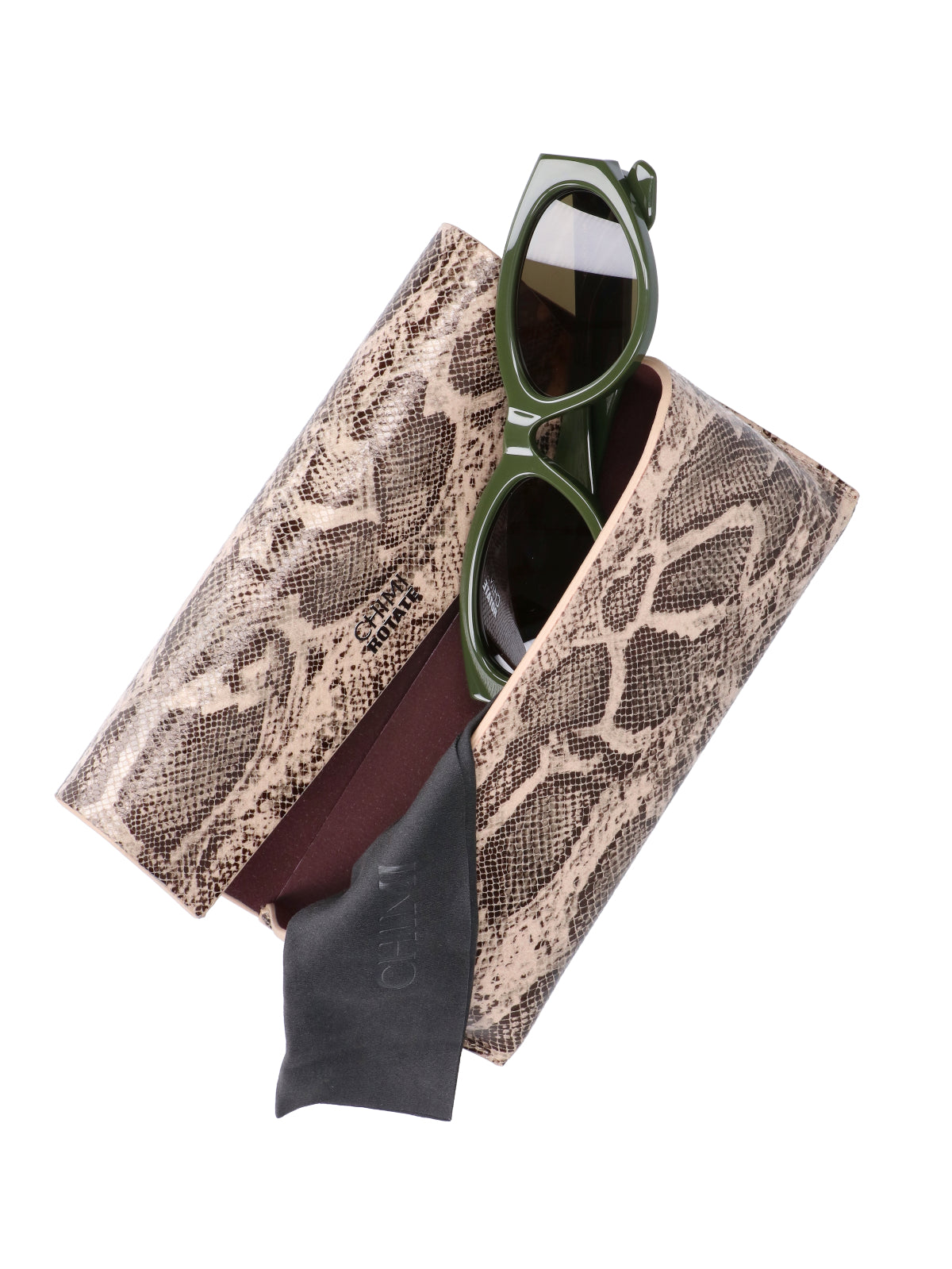 Chimi CHIMI184 Acetate Cat-Eye Sunglasses — Green, view 3