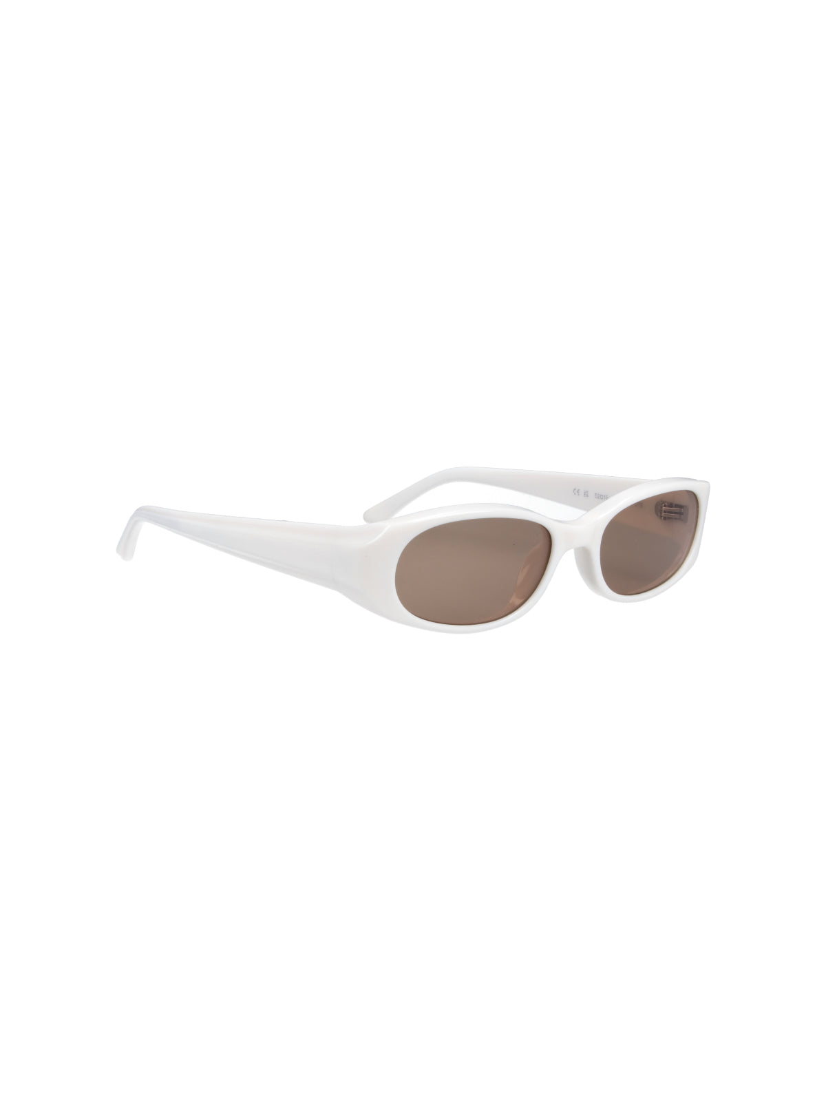 Chimi CHIMI184 Oval Acetate Sunglasses — White, view 2