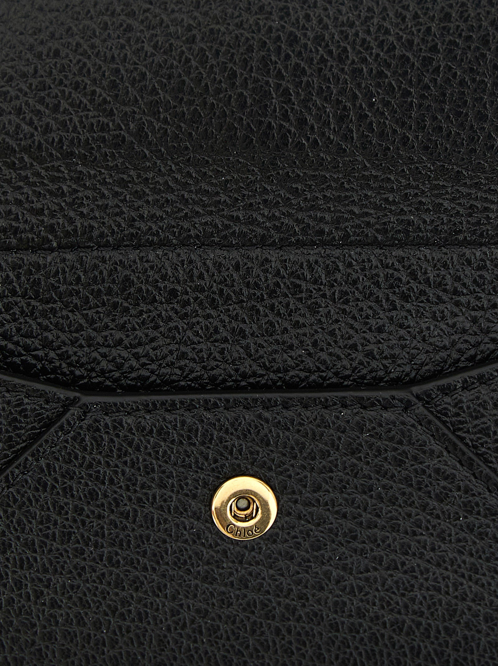 Chloé Envelope Card Case — Black, view 3