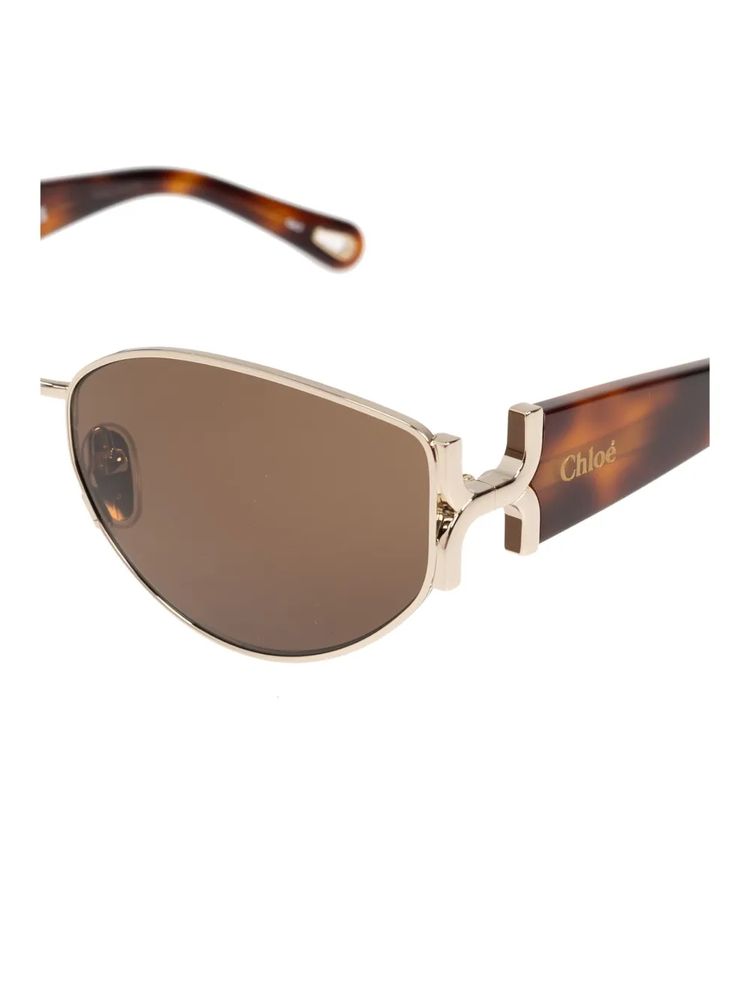 Chloé Eyewear CH0260S Sunglasses — Brown, view 3
