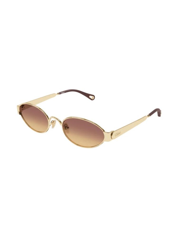 Chloé Eyewear CH0355S002 Metal Frame Sunglasses — Gold, view 2