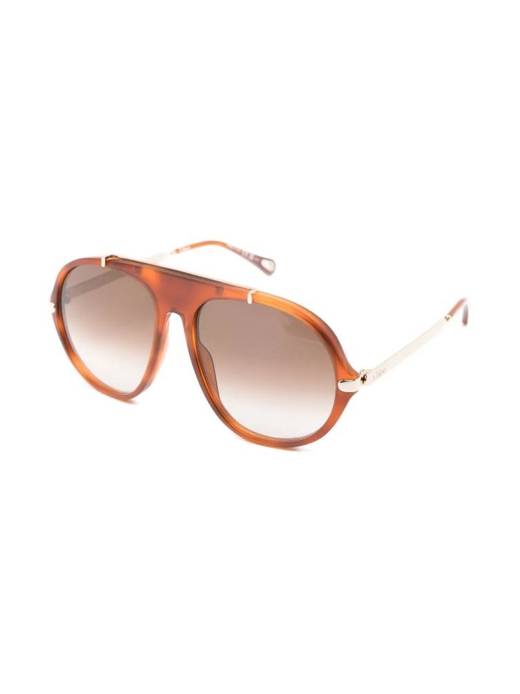 Chloé Eyewear CH0357S Sunglasses — Havana, view 2