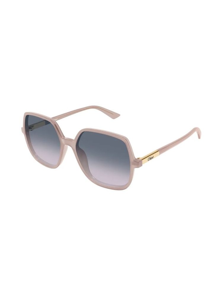 Chloé Eyewear CH0362S005 Oversized Square Sunglasses — Pink by Chloé Eyewear