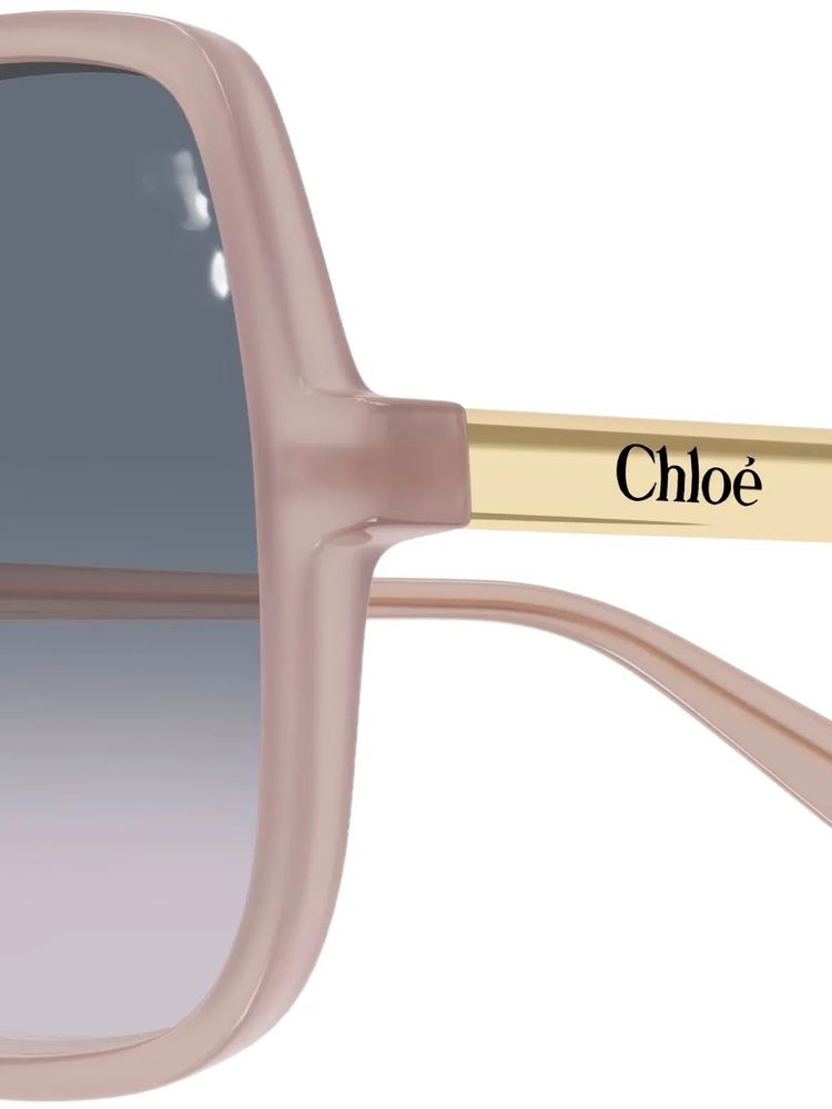 Chloé Eyewear CH0362S005 Oversized Square Sunglasses — Pink, view 2