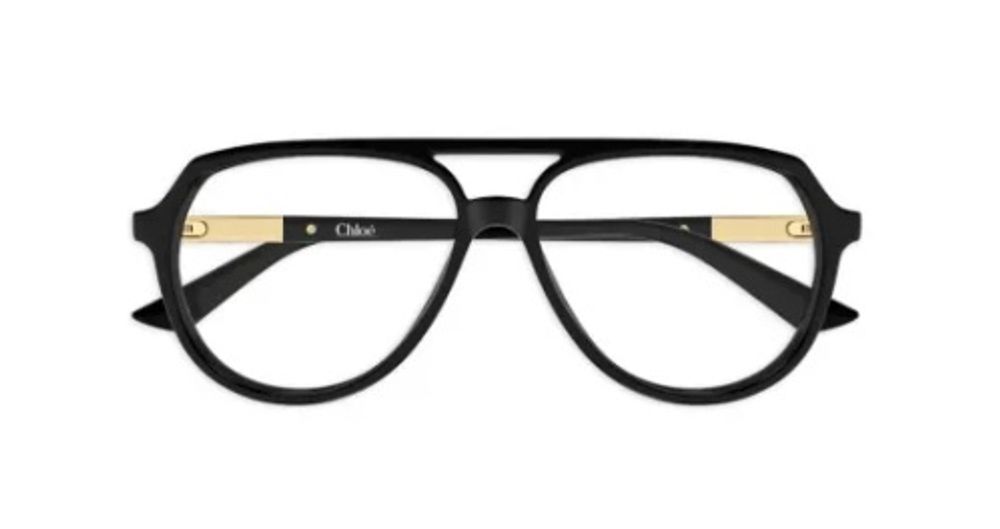 Chloé Eyewear CH0366O Recycled Acetate Sunglasses — Black by Chloé Eyewear