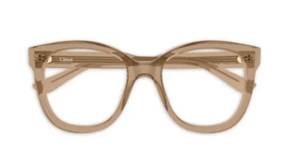 Chloé Eyewear CH0378O Recycled Acetate Cat-Eye Sunglasses — Brown by Chloé Eyewear
