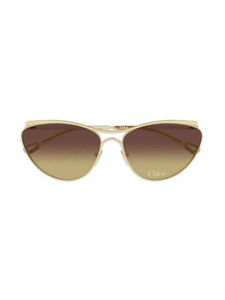 Chloé Eyewear CH0386S Cat-Eye Sunglasses — Gold by Chloé Eyewear