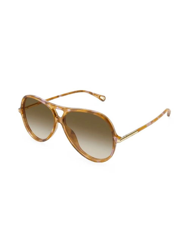 Chloé Eyewear CH0395S Sunglasses — Havana, view 2