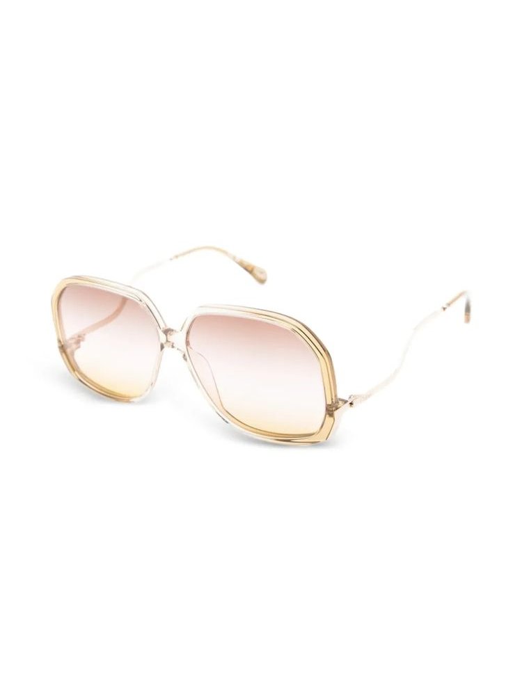 Chloé Eyewear CH0404S Sunglasses — Beige, view 2