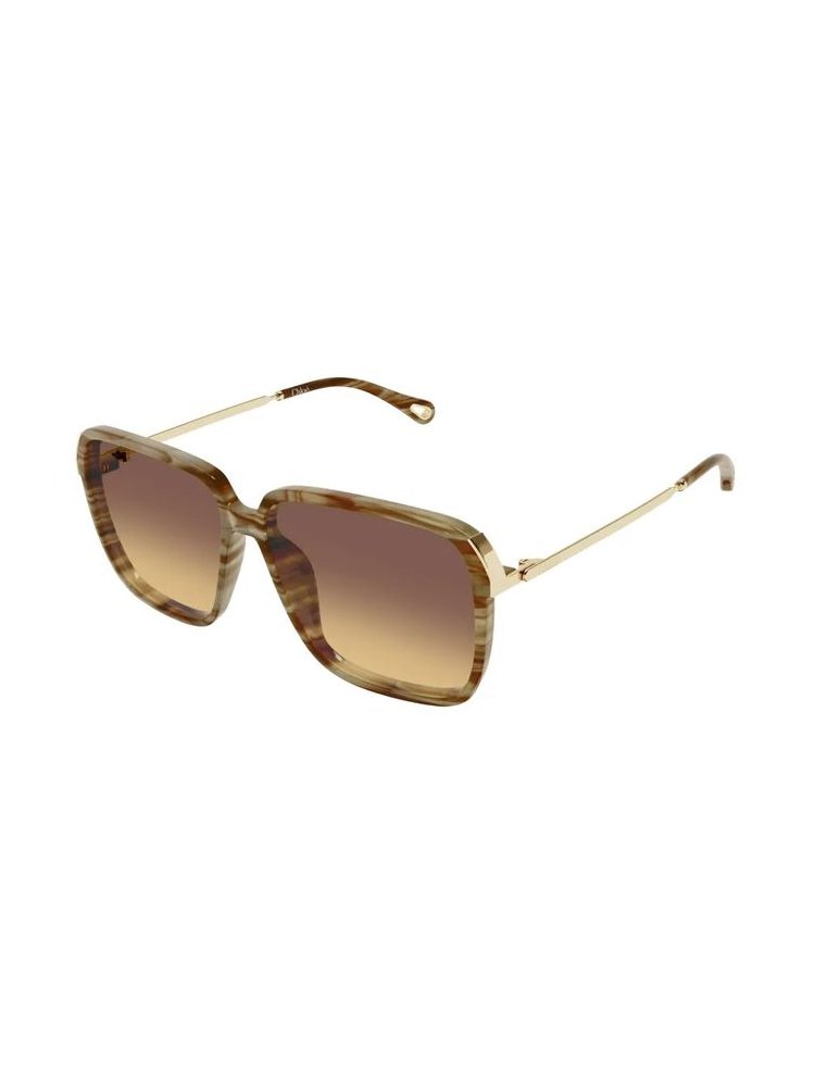 Chloé Eyewear CH0405S Gradient Lens Sunglasses — Brown, view 2
