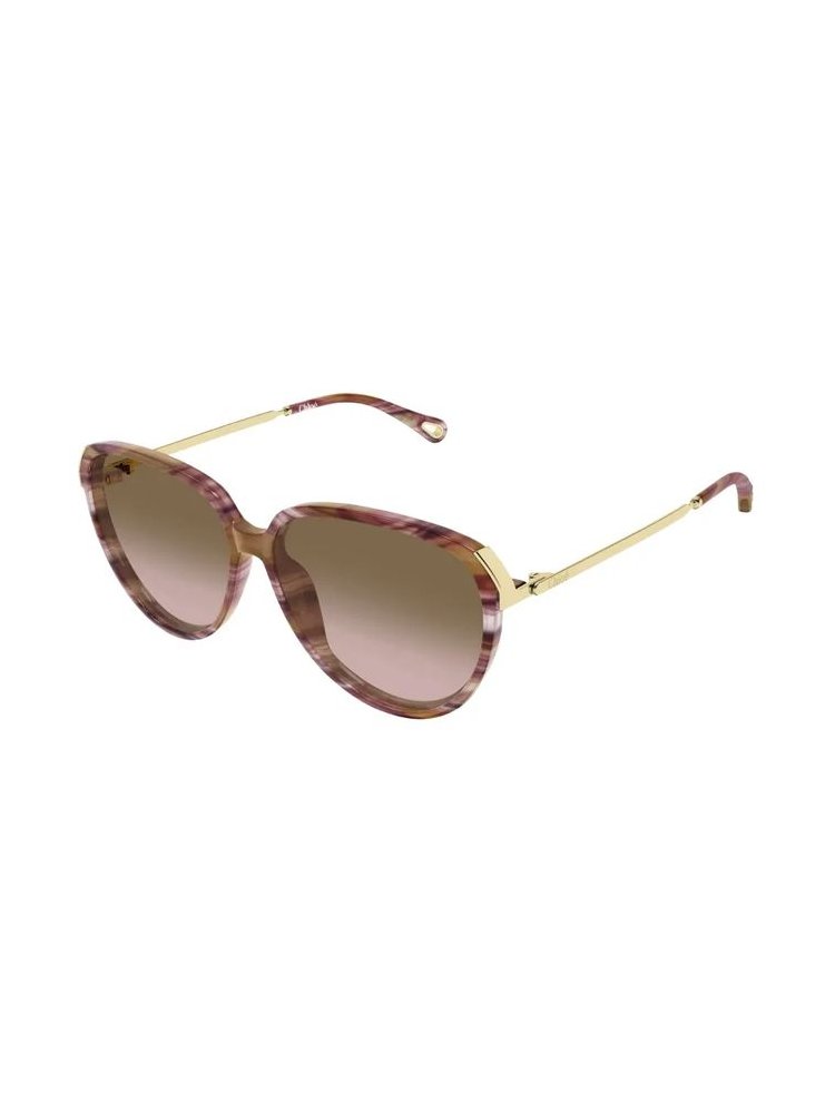 Chloé Eyewear CH0406S Gradient Lens Sunglasses — Purple, view 2