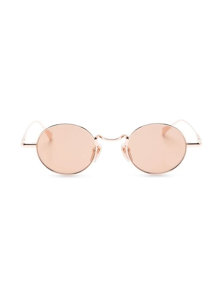 Chloé Eyewear CH0414S Round Metal Sunglasses — Pink by Chloé Eyewear