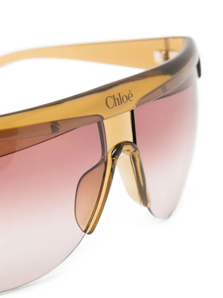 Chloé Eyewear CH0416S Gradient Lens Sunglasses — Gold, view 3
