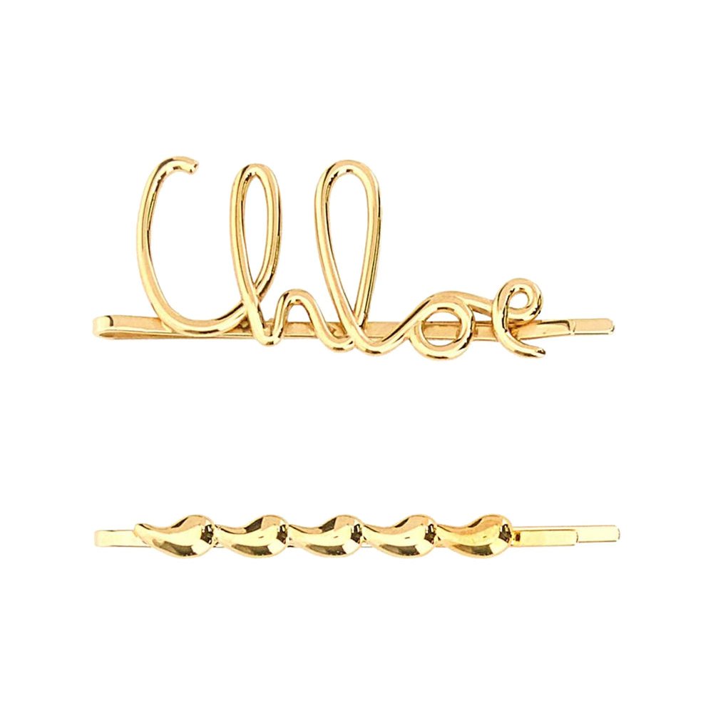 Chloé Gold-Tone Brass Hair Clip — Gold by Chloé
