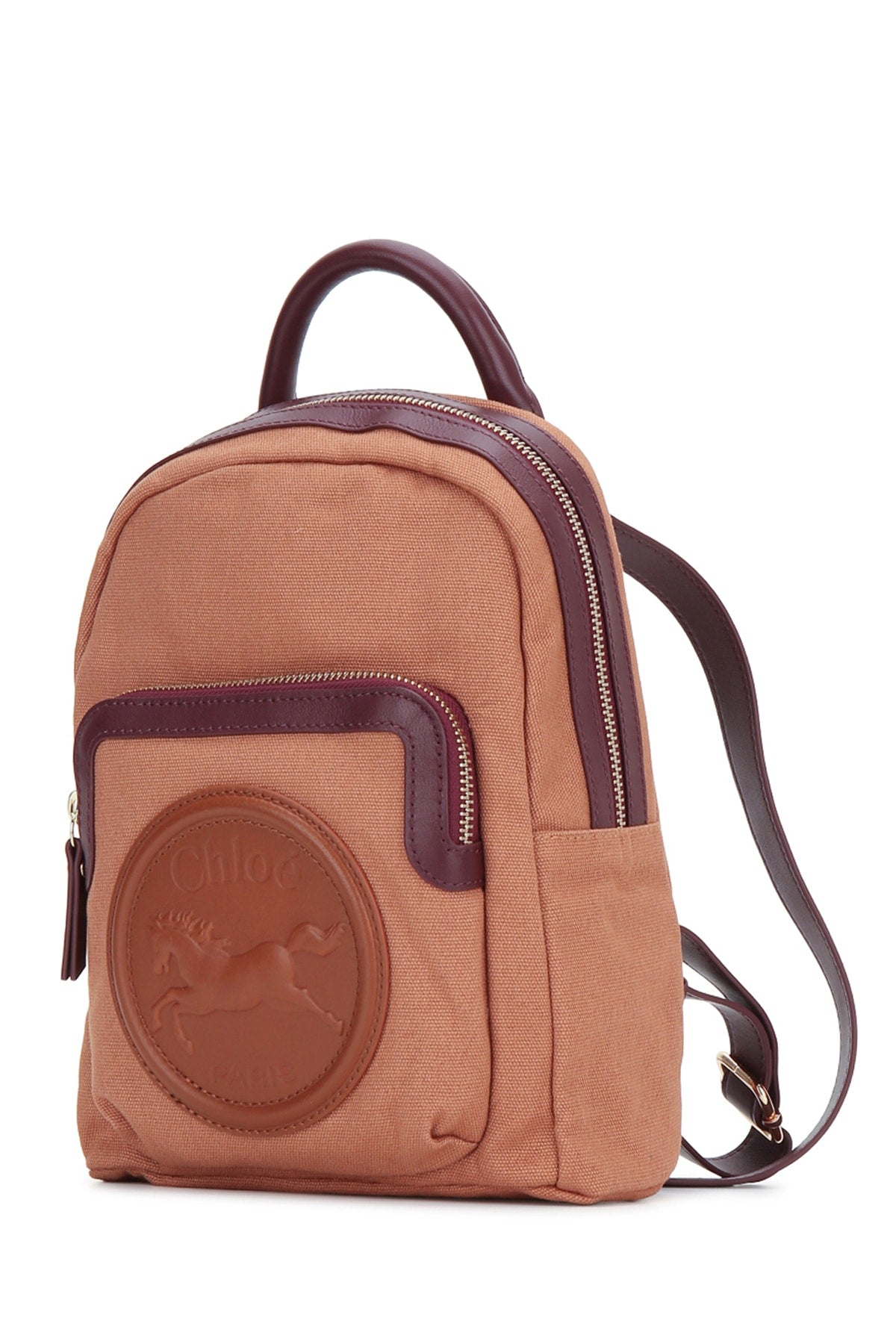 Chloe Kids Rucksack Backpack — Beige, view 2