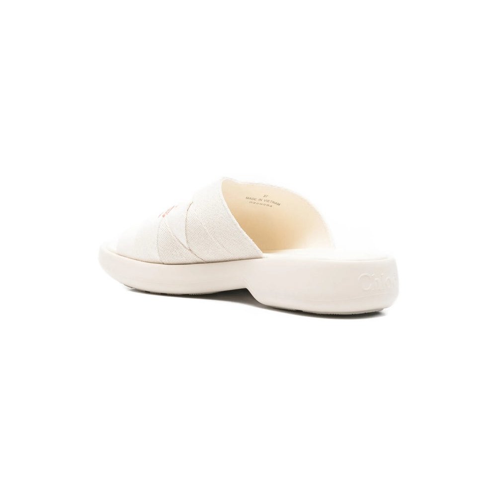 Chloé Woody Slides — Off White, view 2