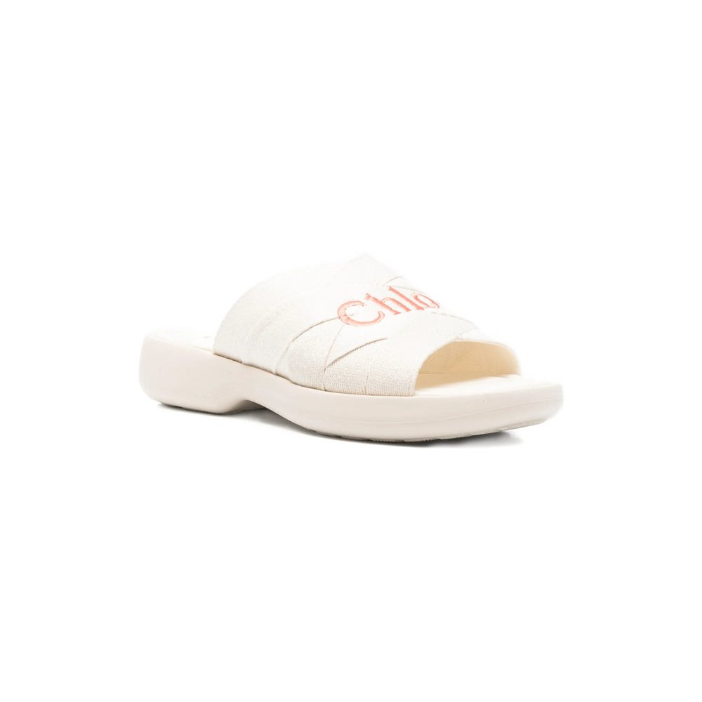 Chloé Woody Slides — Off White, view 3