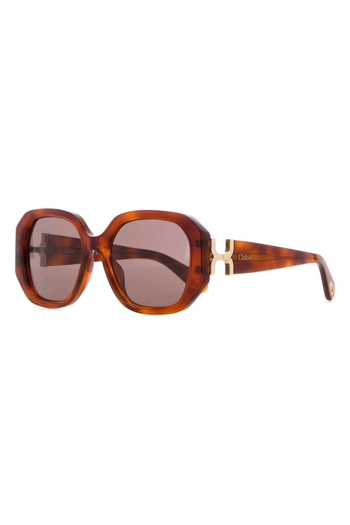 Chloé SUNGLASSES Acetate Sunglasses — Brown by Chloé