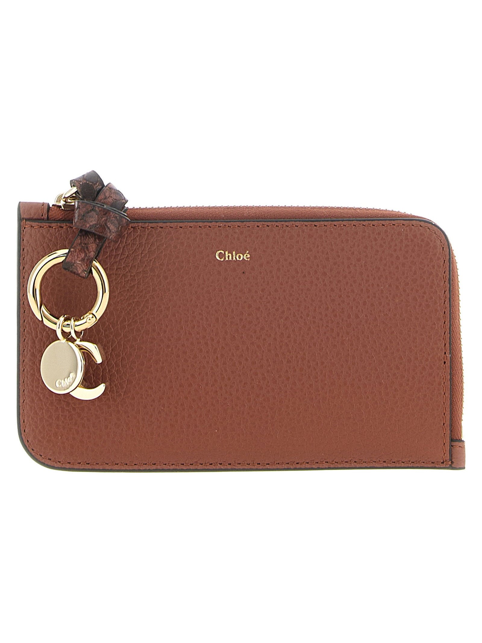 Chloé Alphabet Wallet — Brown by Chloé