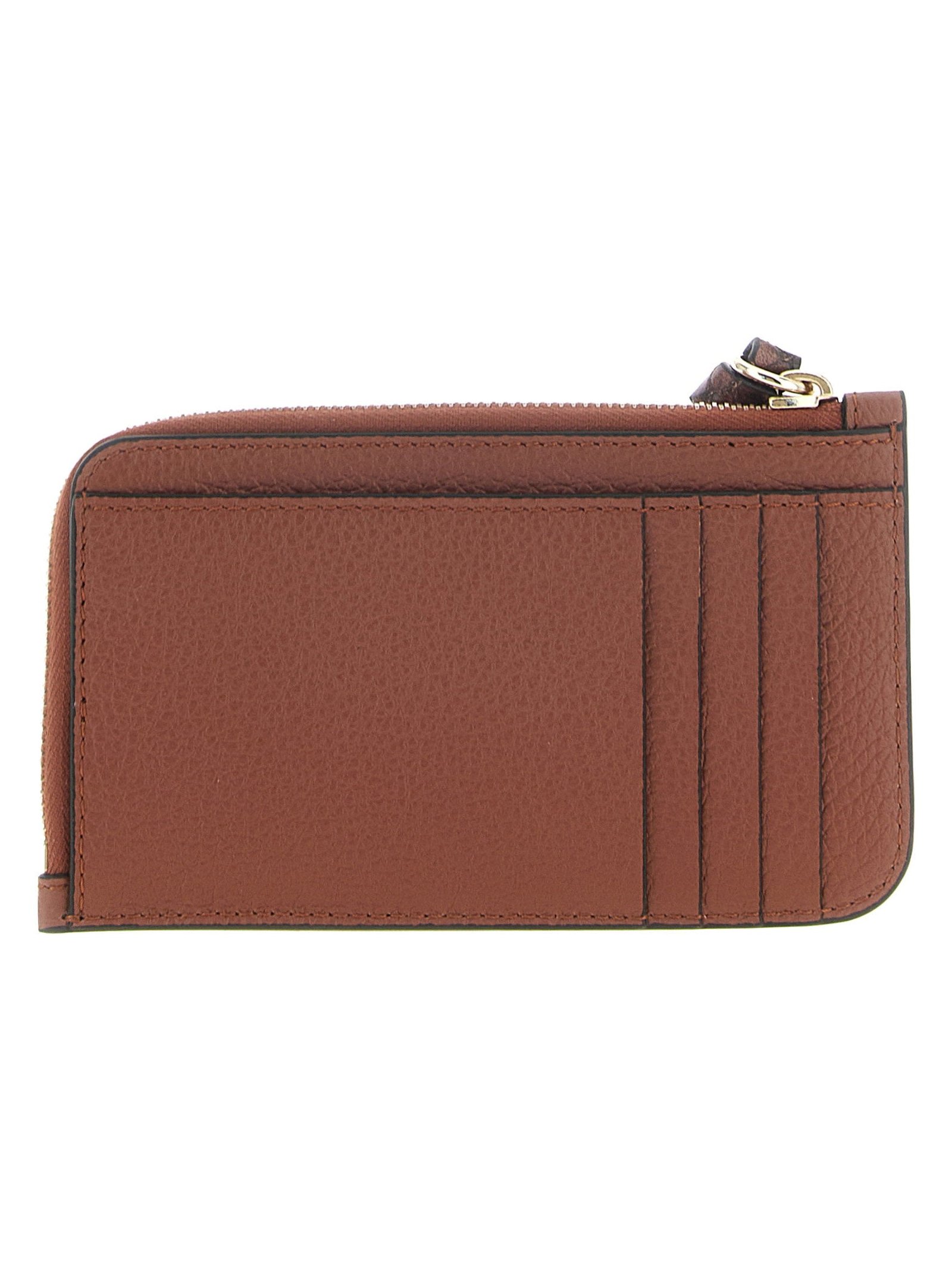 Chloé Alphabet Wallet — Brown, view 2