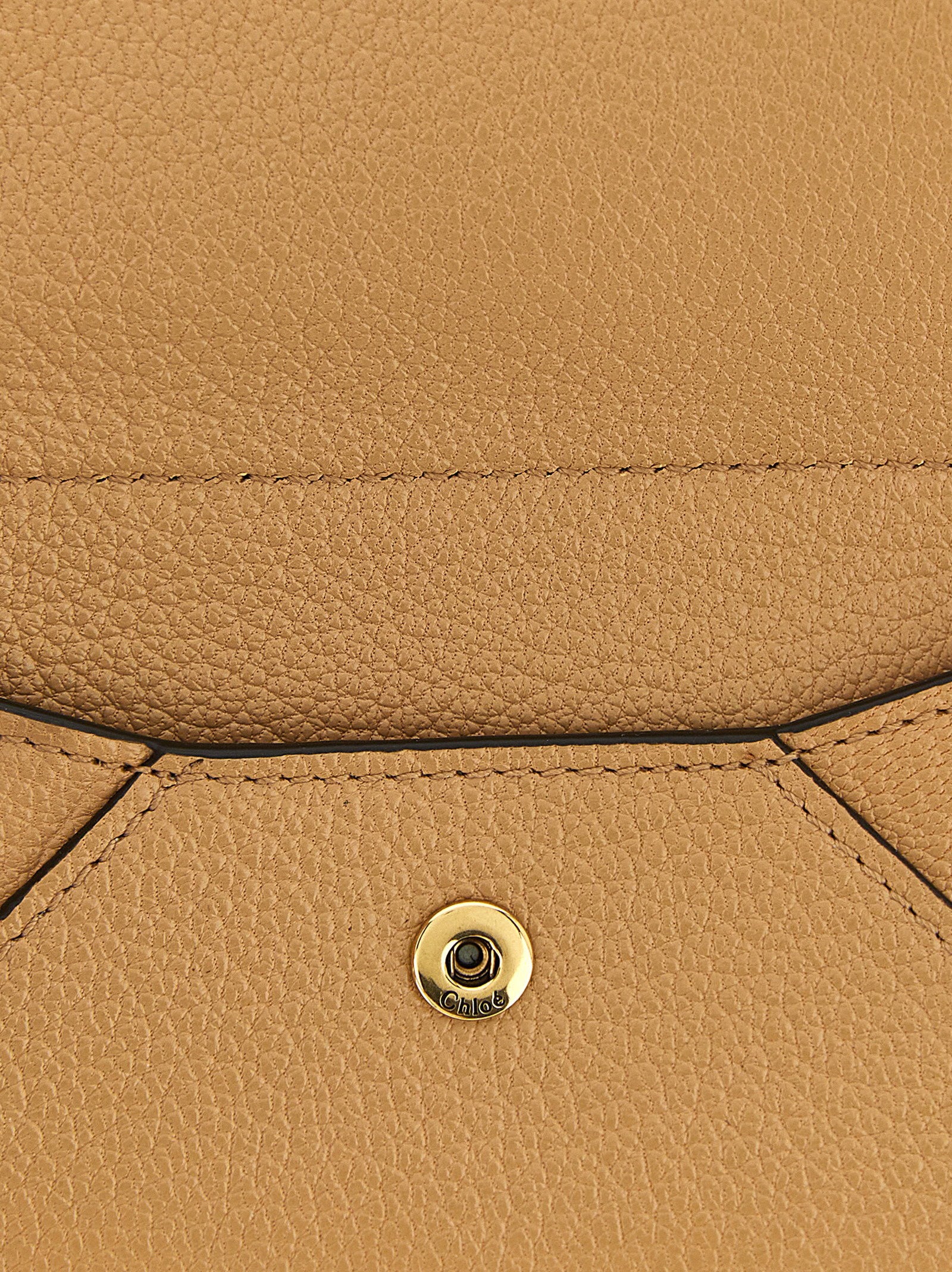 Chloé Envelope Wallet — Camel, view 3