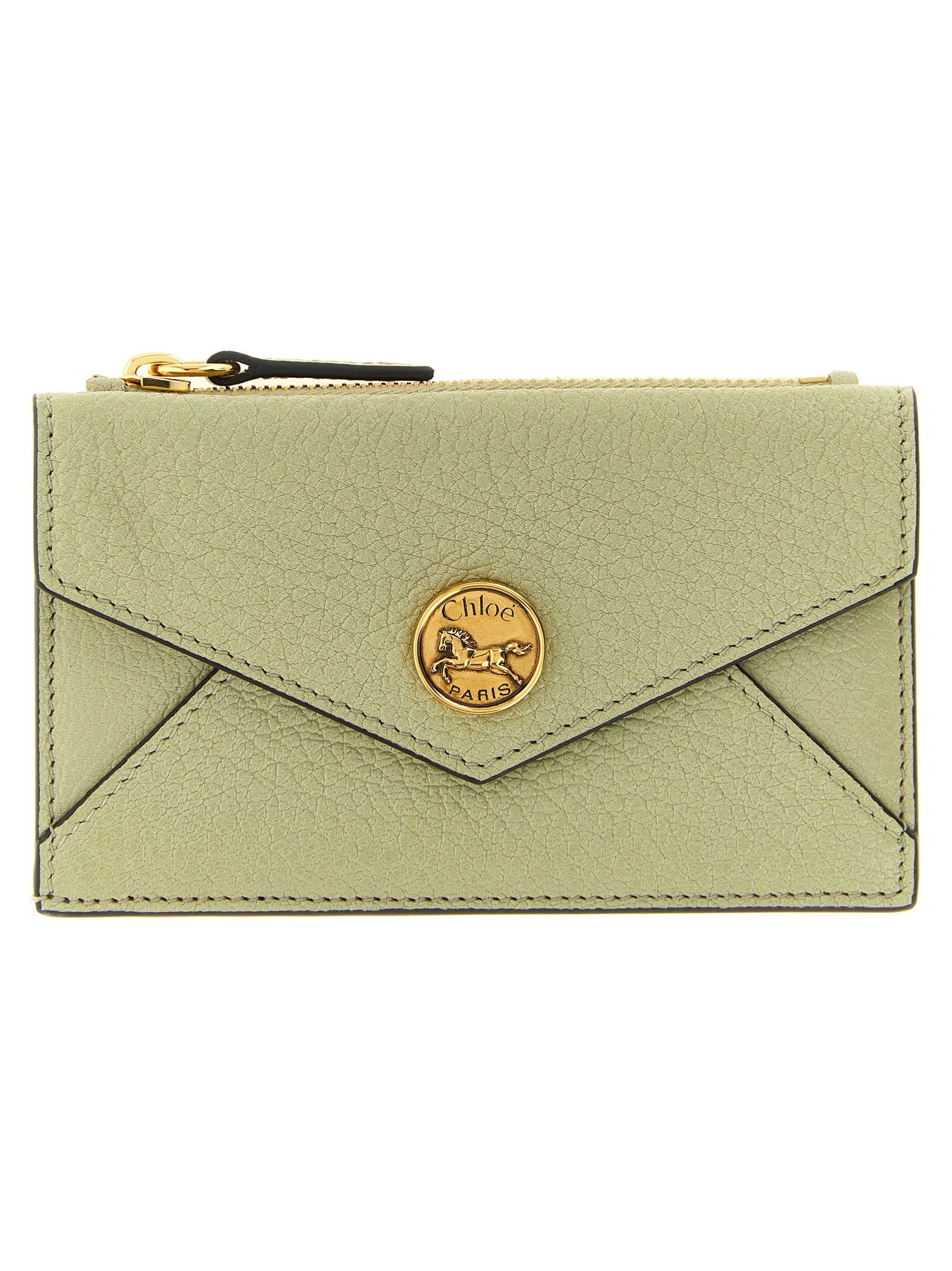 Chloé Envelope Wallet — Green by Chloé