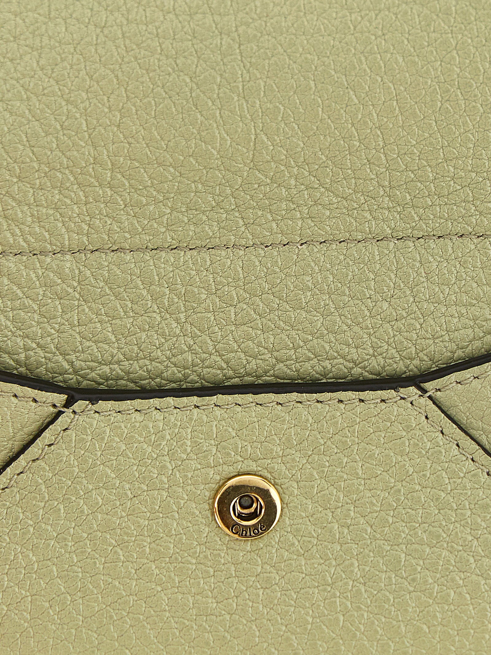 Chloé Envelope Wallet — Green, view 3