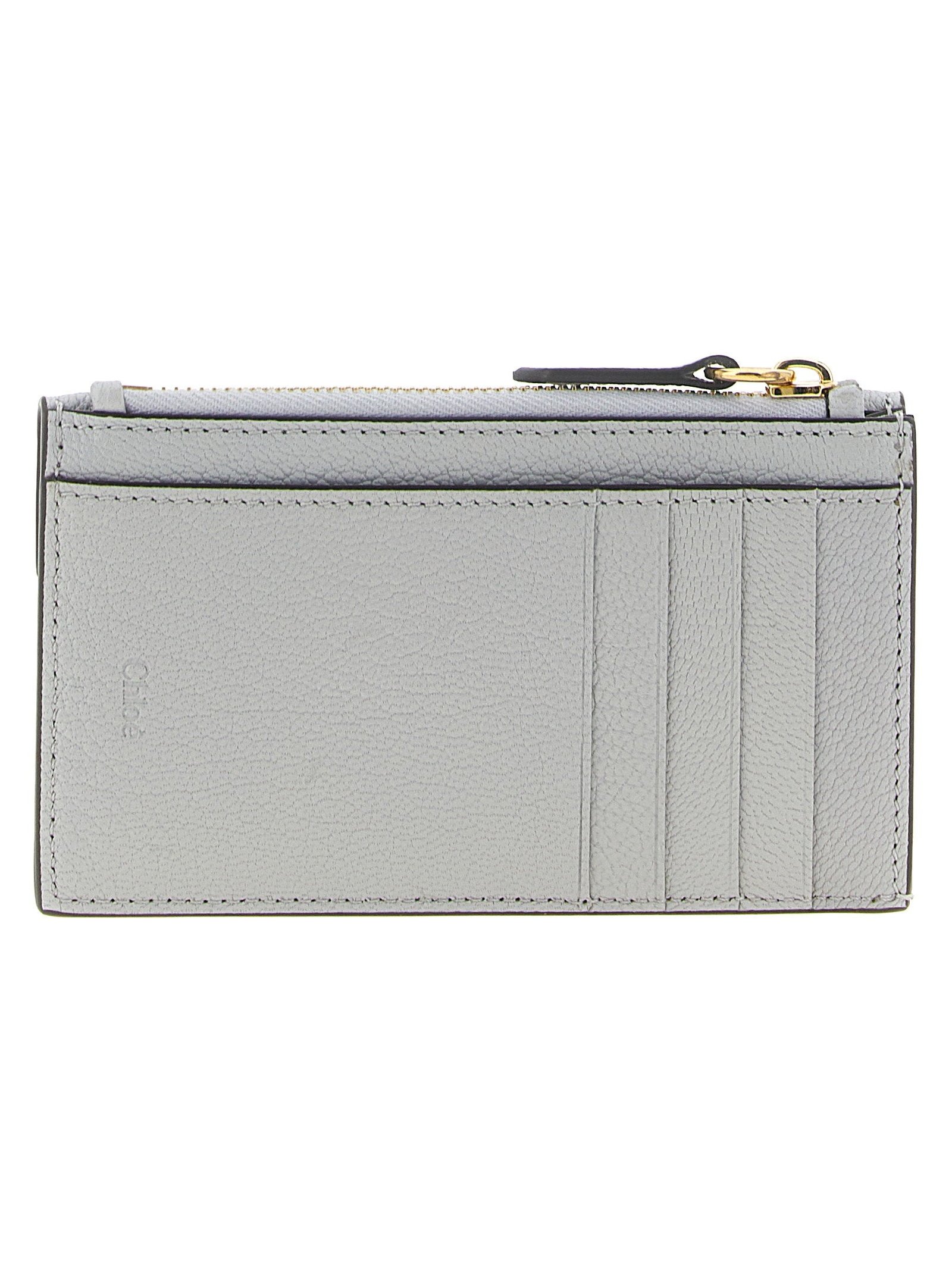 Chloé Wallet — Grey-Blue, view 2