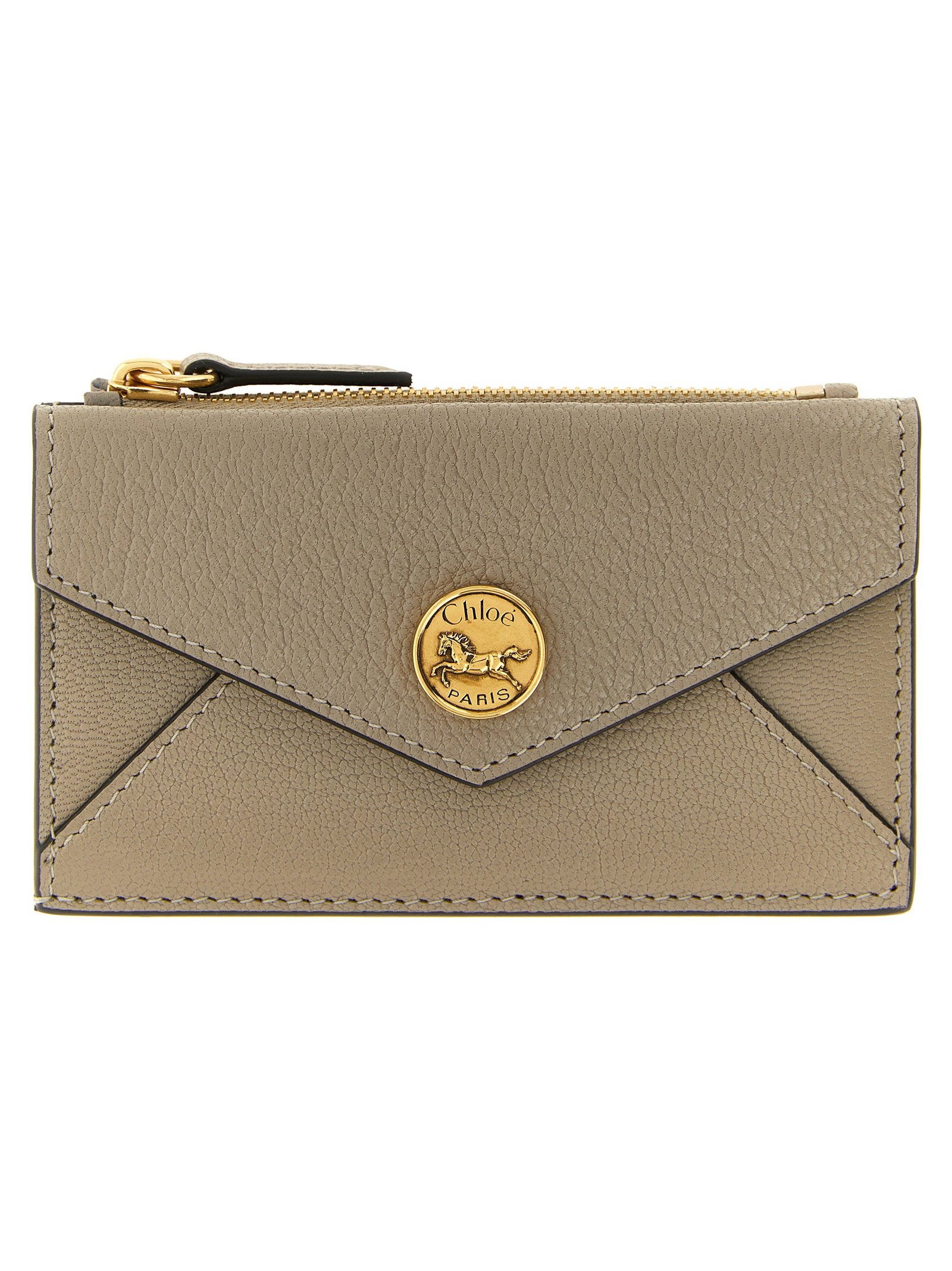 Chloé Envelope Wallet — Taupe by Chloé
