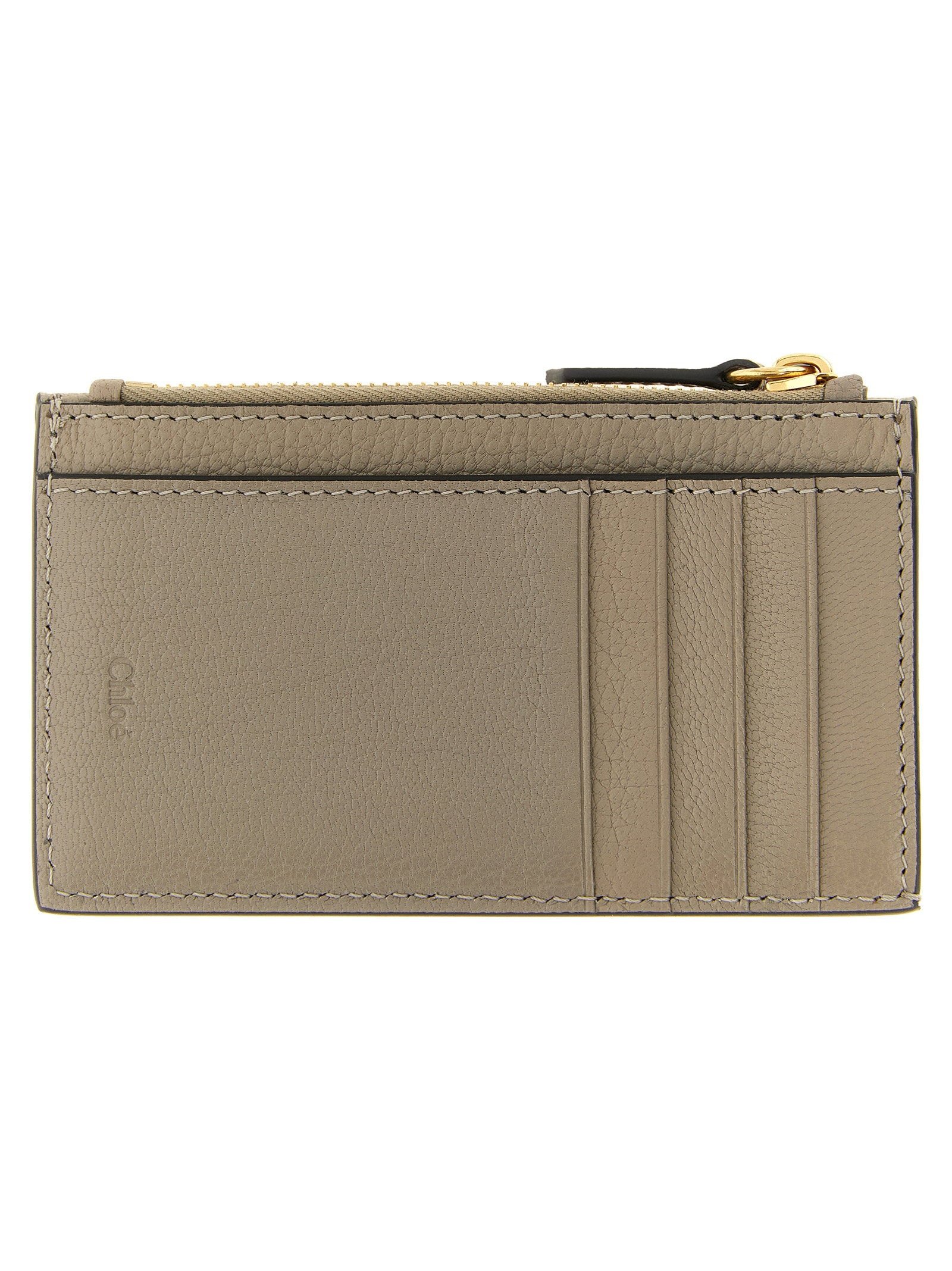 Chloé Envelope Wallet — Taupe, view 2