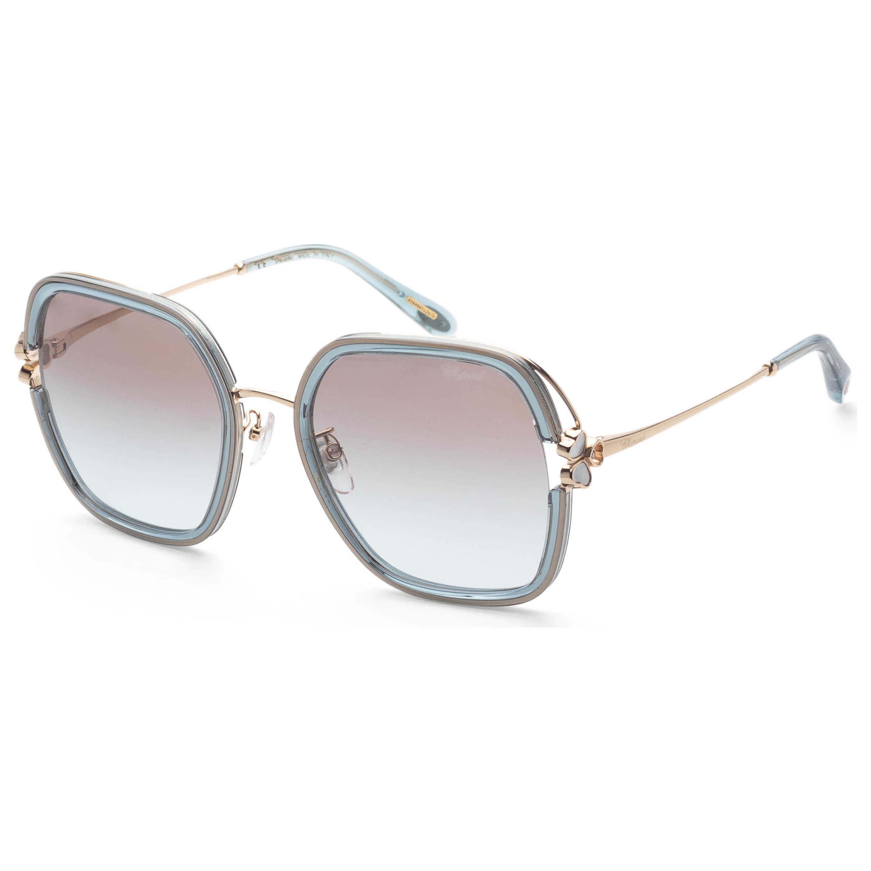 Chopard SCHG32V570V93 Gradient Lens Sunglasses — Turquoise by Chopard