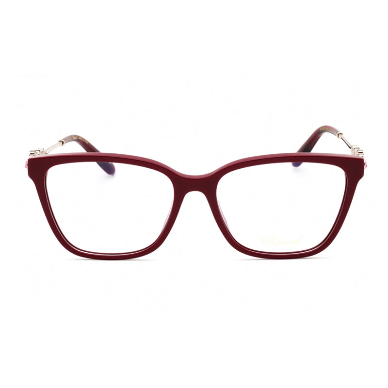 Chopard VCH361S08LA Square Full Rim Eyeglasses — Red, view 2