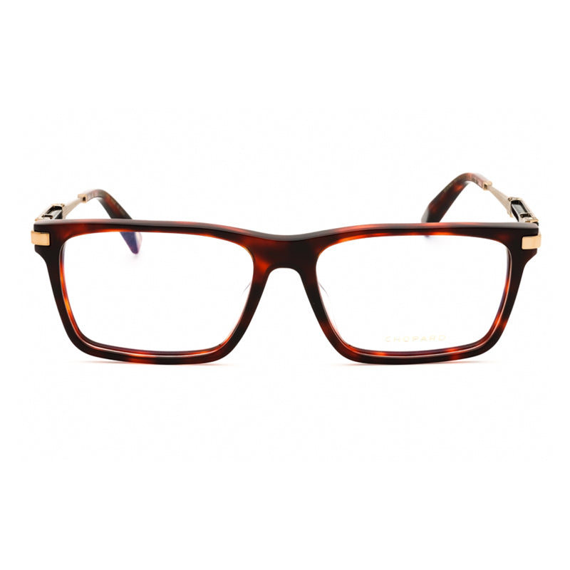 Chopard VCH36409AT Rectangle Full Rim Tortoiseshell Eyeglasses — Brown, view 2