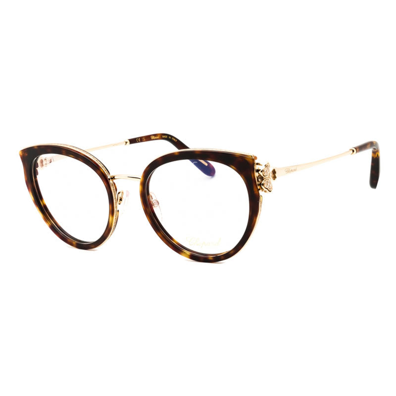 Chopard VCH367S Tortoiseshell Acetate Eyeglasses — Brown by Chopard