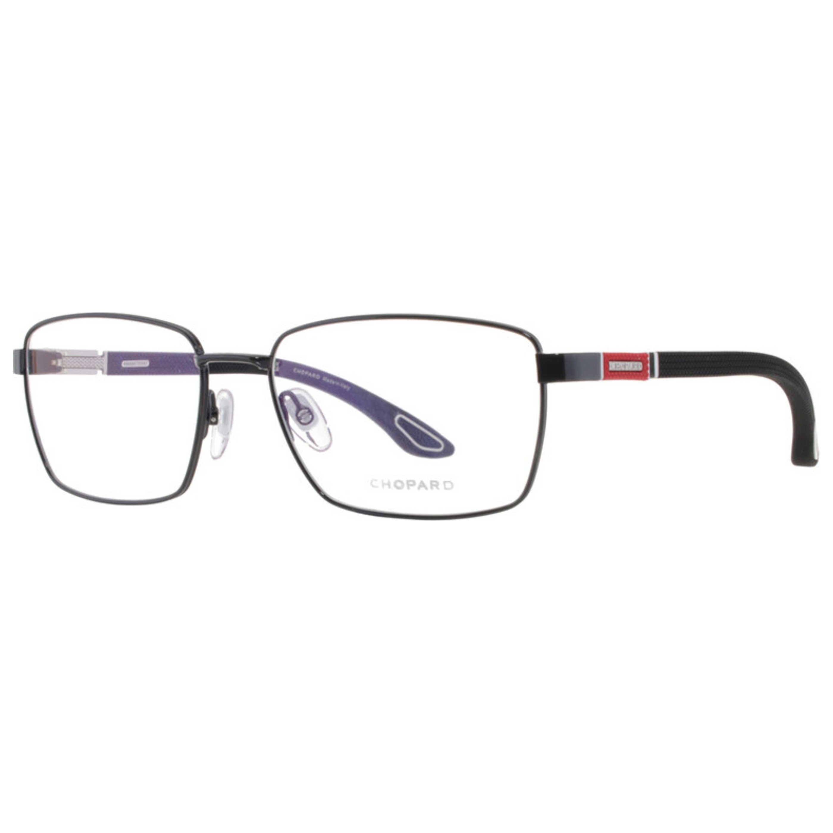 Chopard VCHG88570583 Shiny Palladium Metal Eyeglasses — Gray by Chopard
