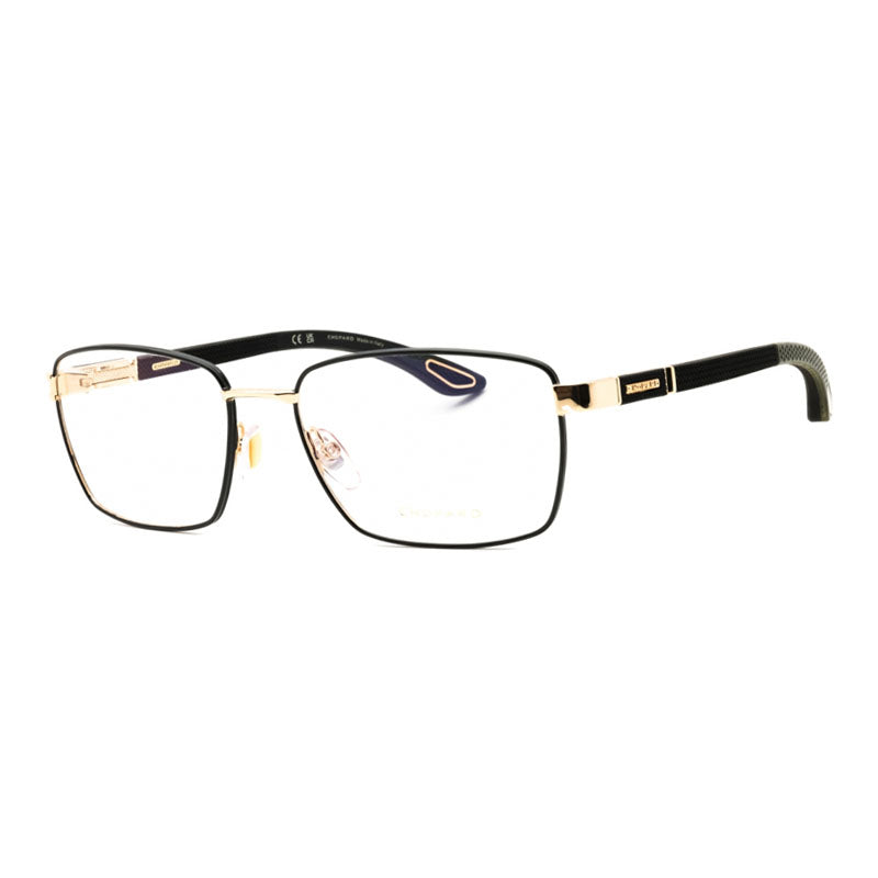 Chopard VCHG88V0301 Rectangle Metal Frame Eyeglasses — Rose gold by Chopard