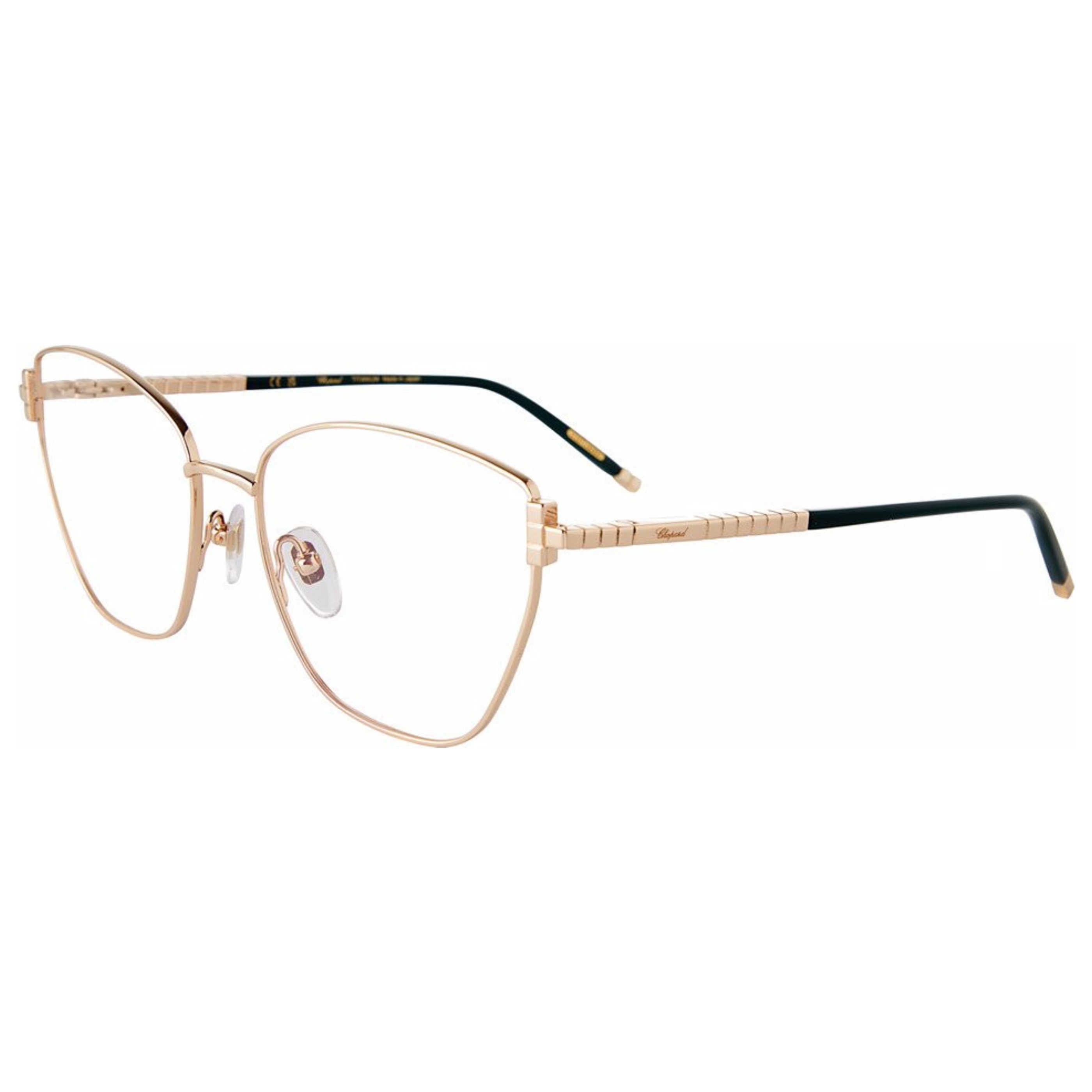 Chopard VCHG98M550300 Rose Gold Metal Eyeglasses — Rose gold by Chopard