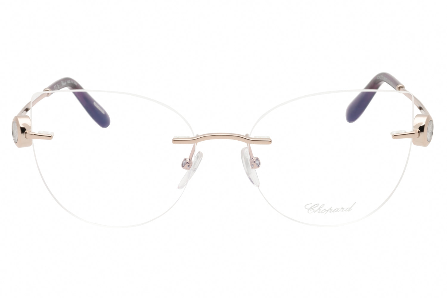 Chopard VCHL27S Cat Eye Metal Eyeglasses — Gold, view 2