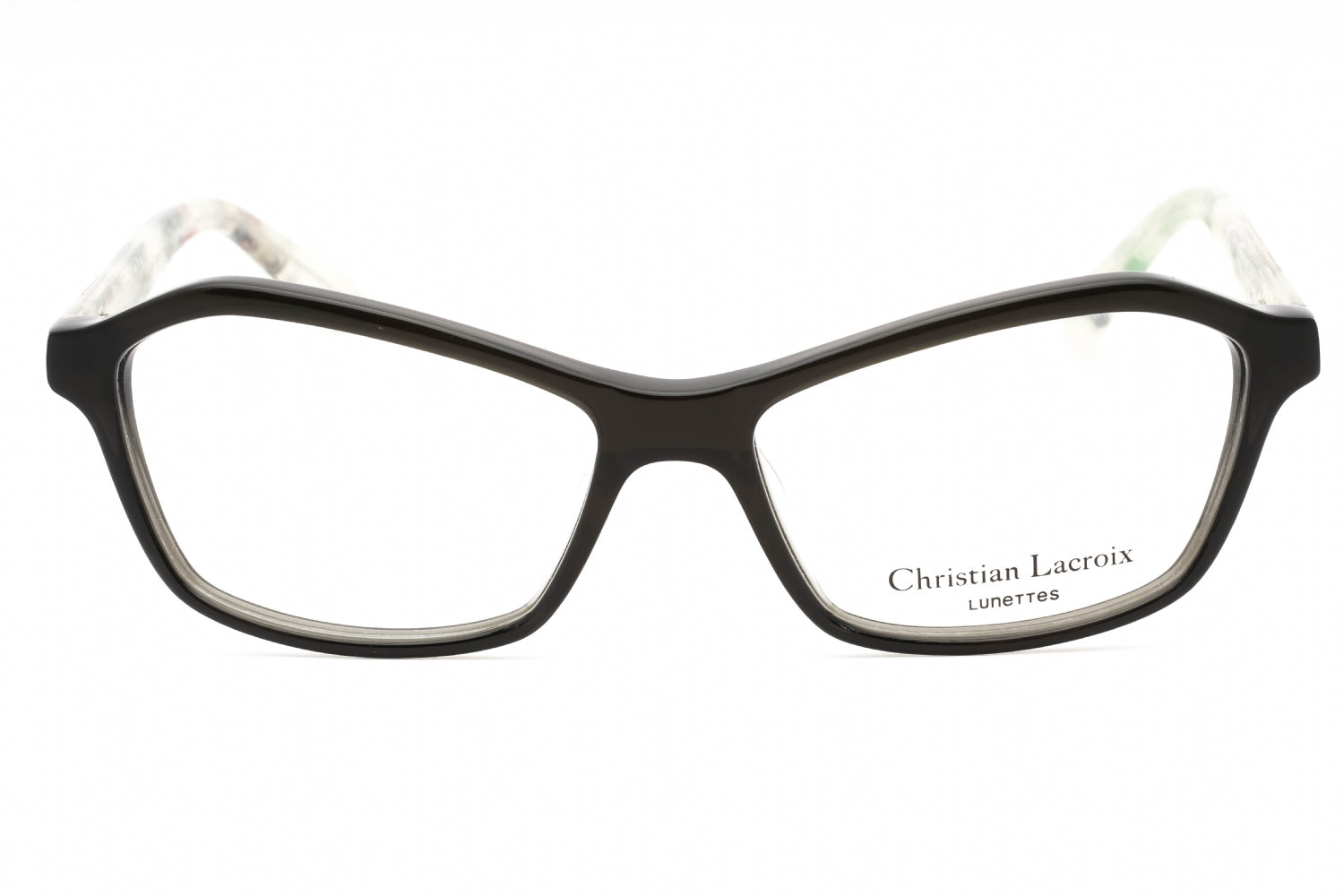 Christian Lacroix CL1027 Cat-Eye Plastic Eyeglasses — Black, view 2
