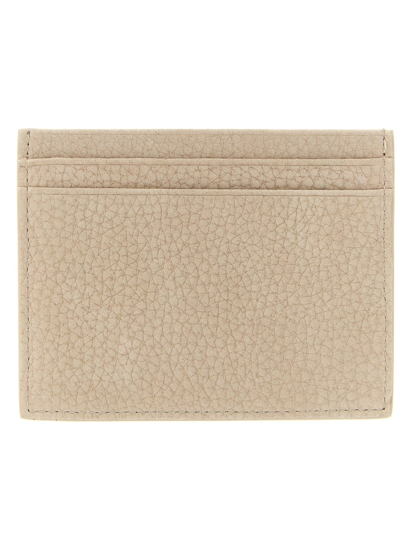 Christian Louboutin Nubuck Leather Card Case — Beige, view 2