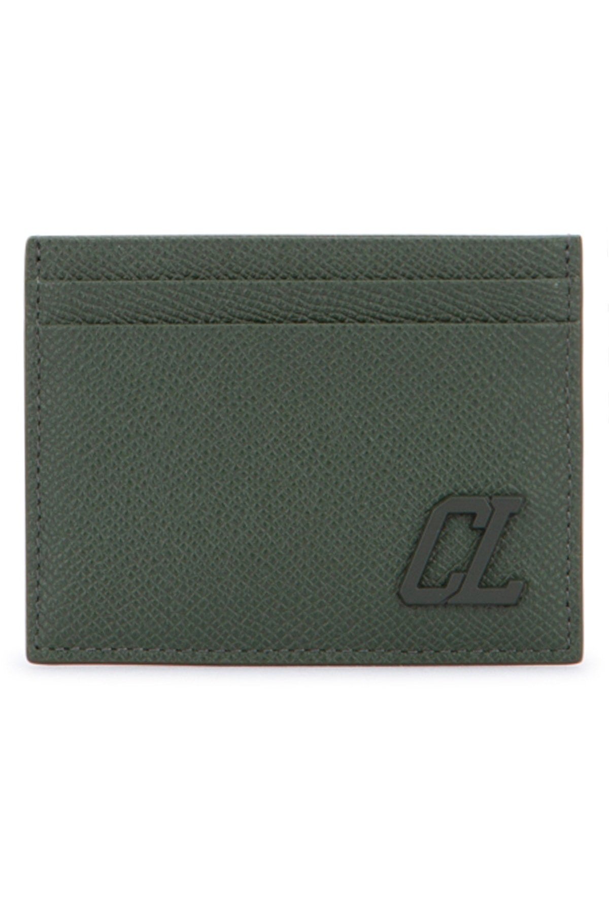 Christian Louboutin Groovy Card Case — Green by Christian Louboutin