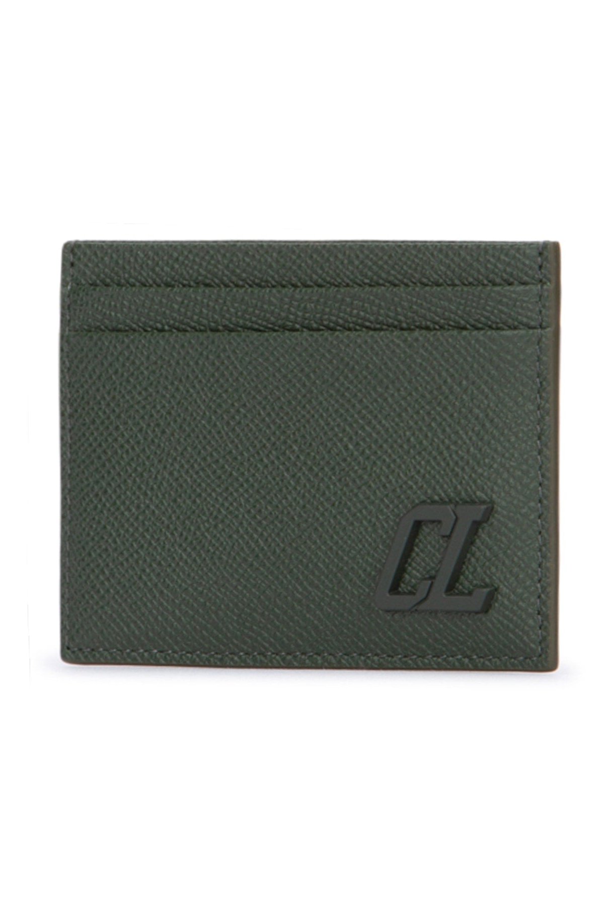 Christian Louboutin Groovy Card Case — Green, view 2
