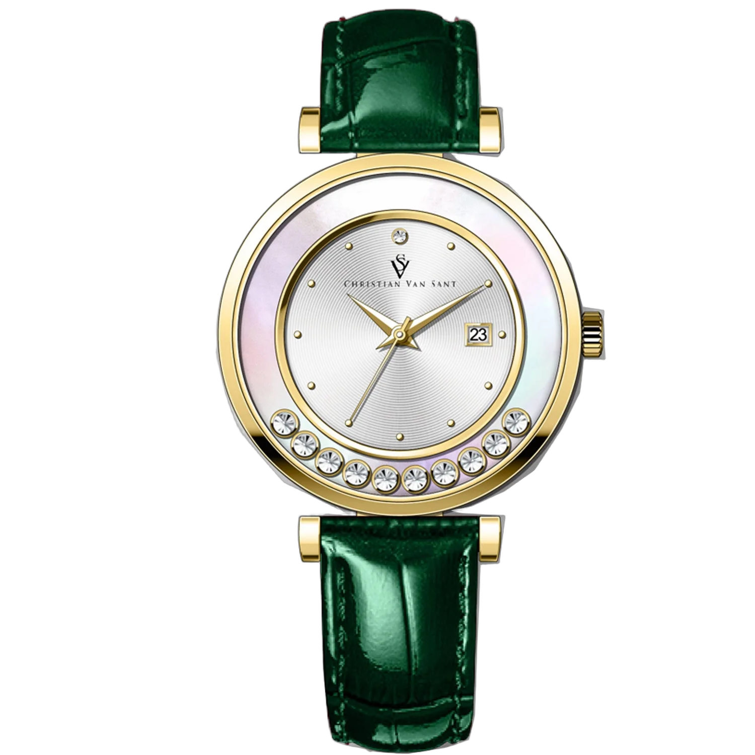 Christian Van Sant Bria Watch — Silver by Christian Van Sant