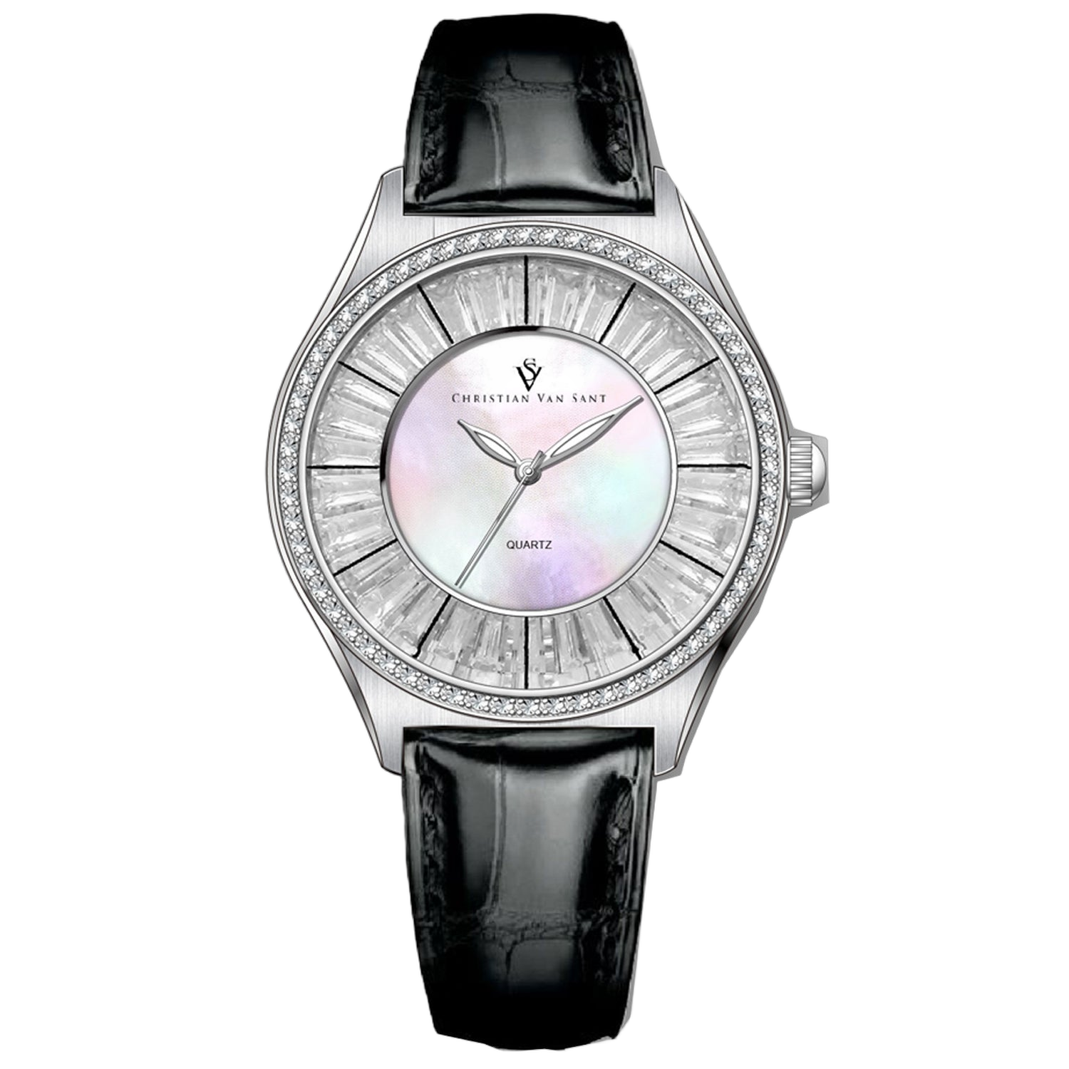 Christian Van Sant Luna Watch — Silver by Christian Van Sant
