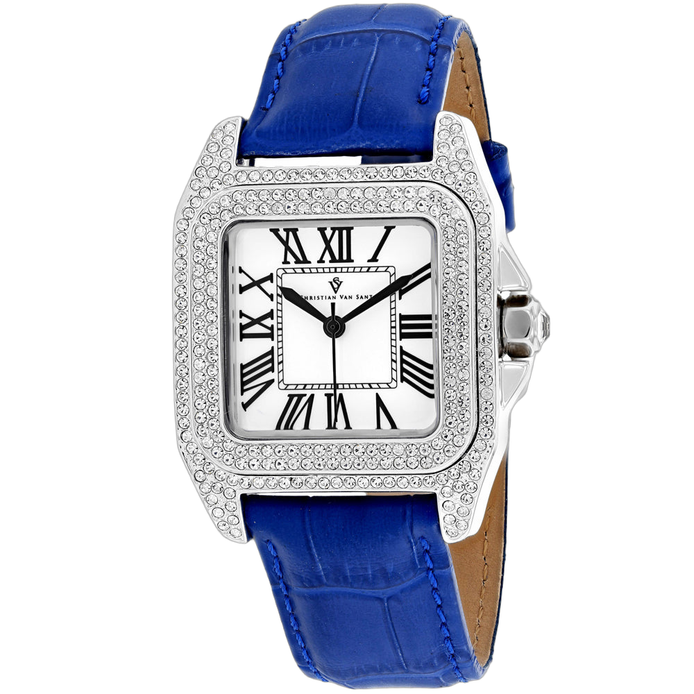 Christian Van Sant Radieuse Watch — White by Christian Van Sant