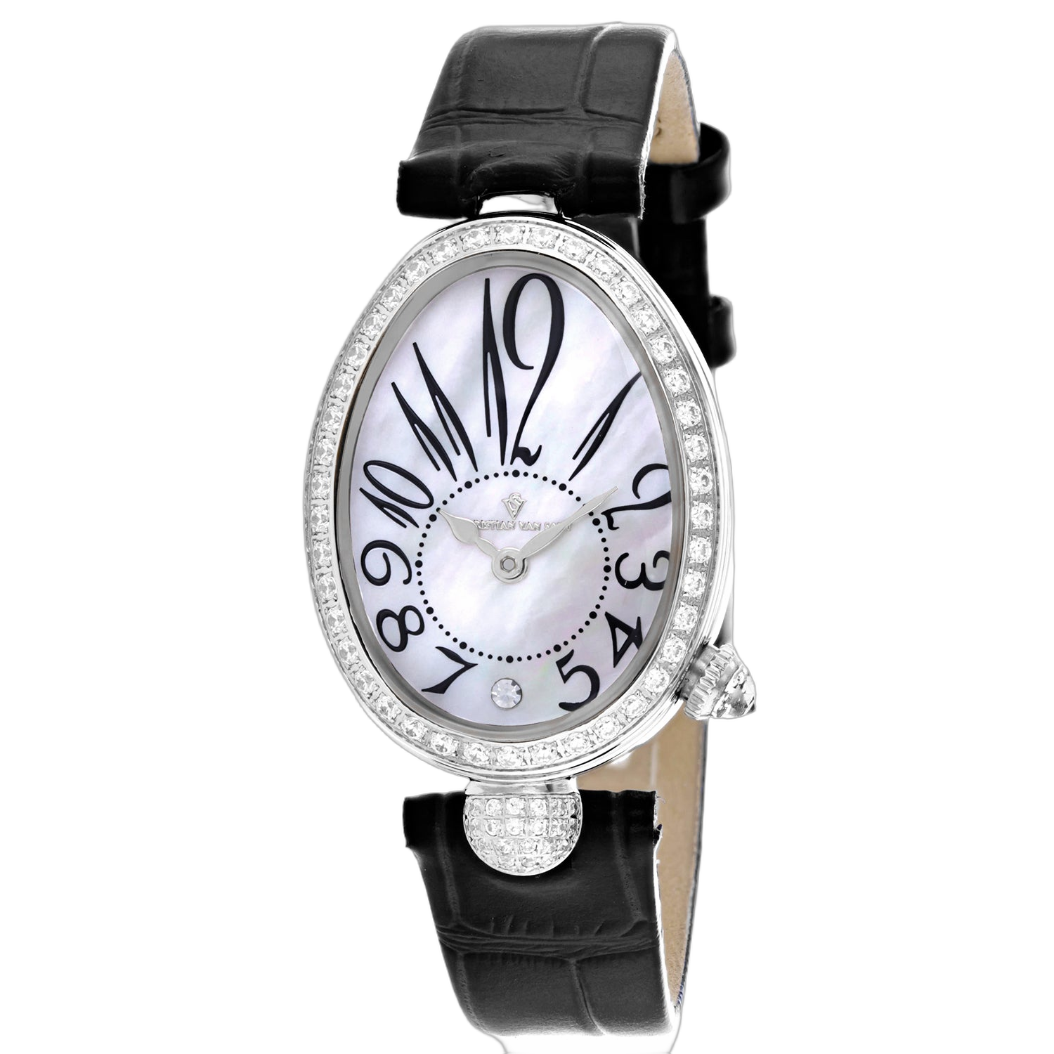 Christian Van Sant Florentine Watch — White by Christian Van Sant