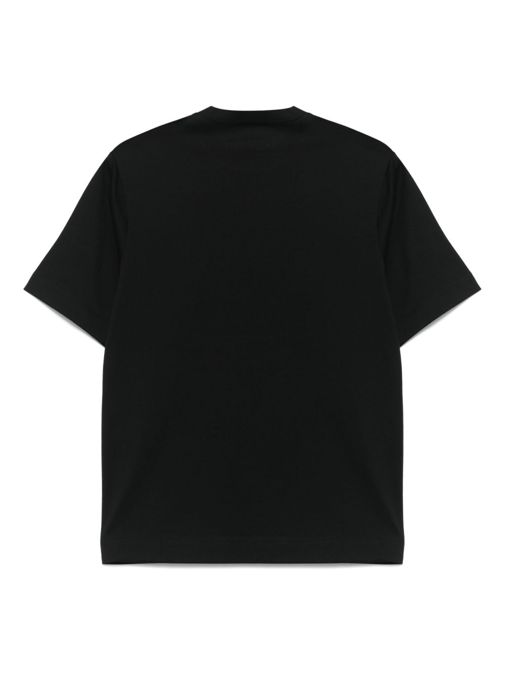Circolo 1901 Cotton Crew Neck T-shirt — Black, view 2