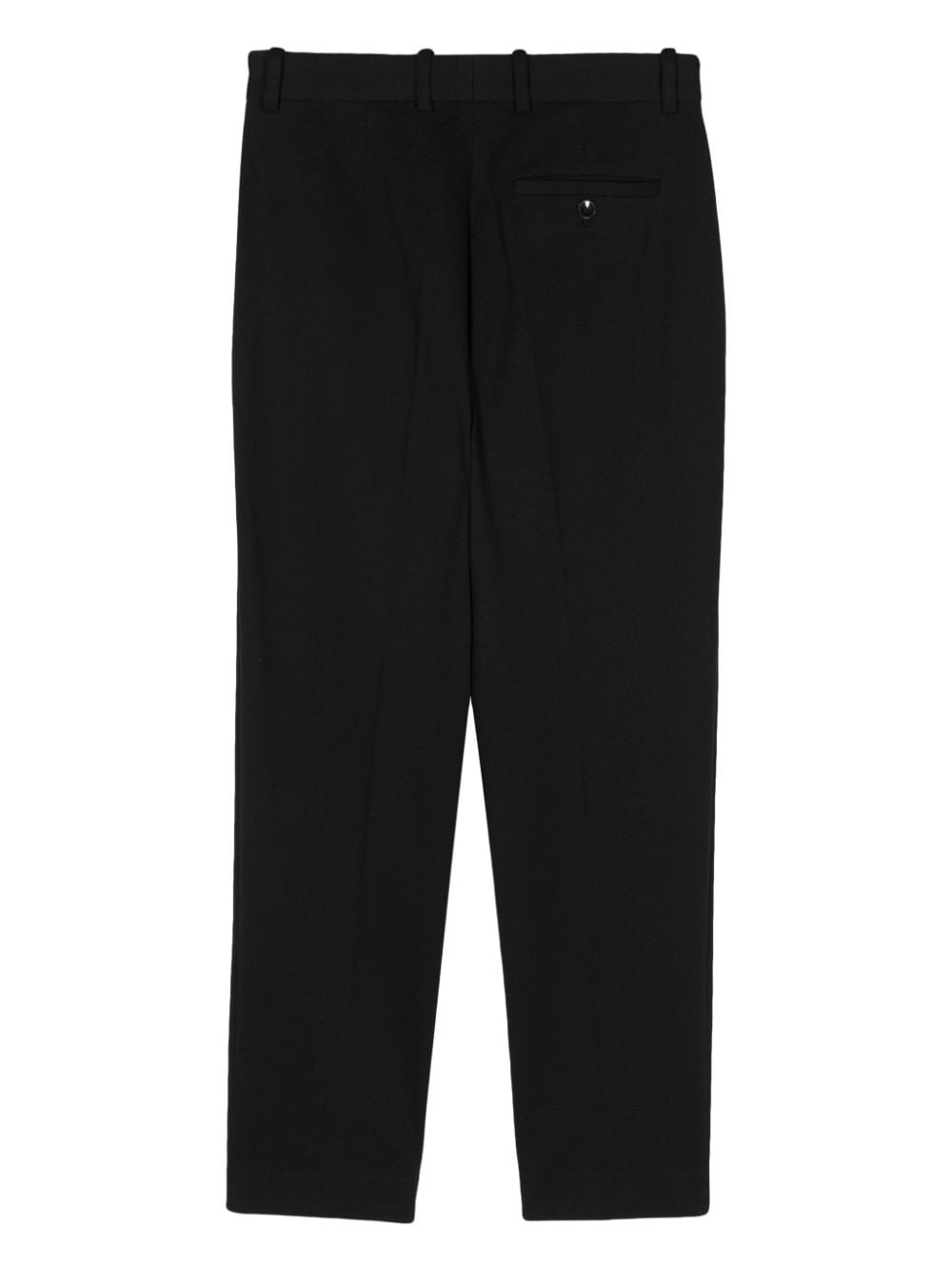 Circolo 1901 Stretch-Cotton Tapered Trousers — Black, view 2